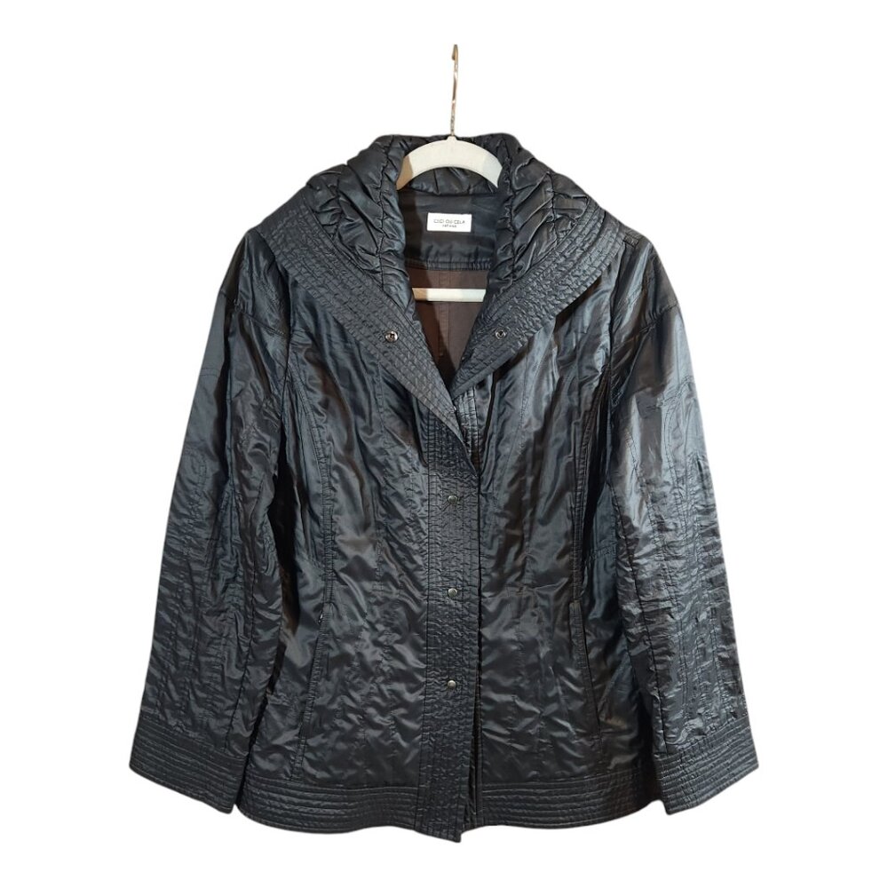 Ceci Ou Cela Refined Lightweight Basic Black Jacket Women's 38 / US Medium